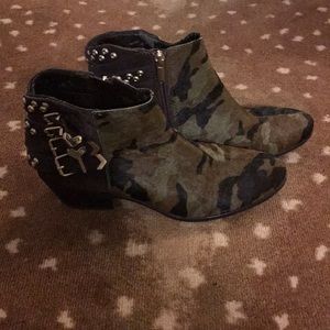 Camo Sam Edelman booties